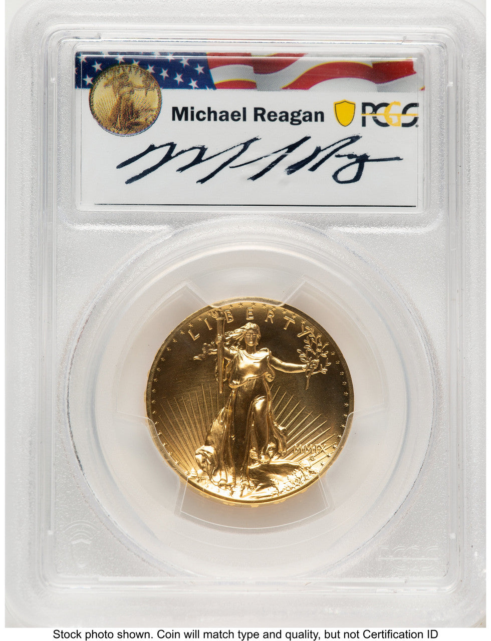 2009 G$20 Ultra High Relief Reagan Legacy Series Michael Reagan PCGS MS70