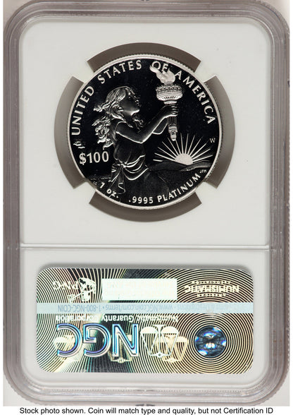 2014-W Proof Platinum Eagle 1 oz ER Kenneth Bressett Red Book NGC PF70