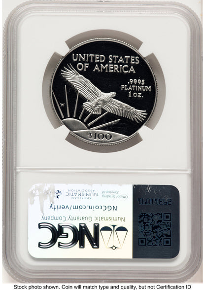 1997-W Proof Platinum Eagle 1 oz Brown Label NGC PF70 (784375020)