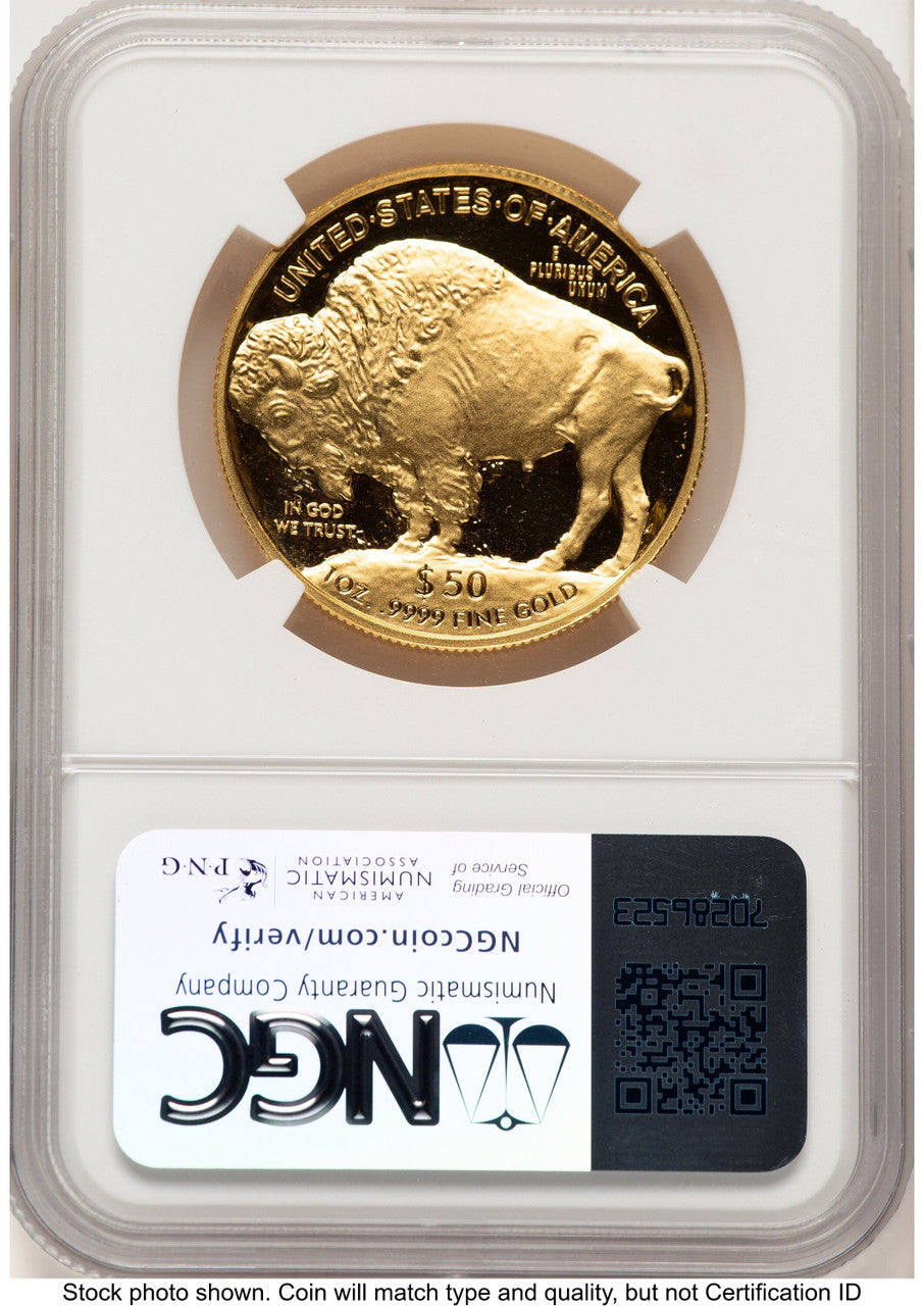 2024-W Proof Gold Buffalo 1 oz ER Mike Castle NGC PF70