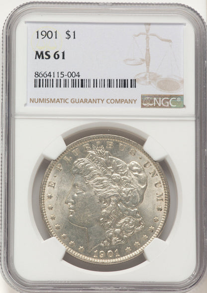 1901 Morgan Dollar NGC MS61