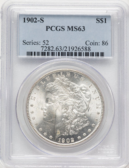 1902-S Morgan Dollar PCGS MS63 (784478025)