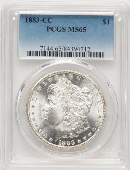 1883-CC Morgan Dollar PCGS MS65