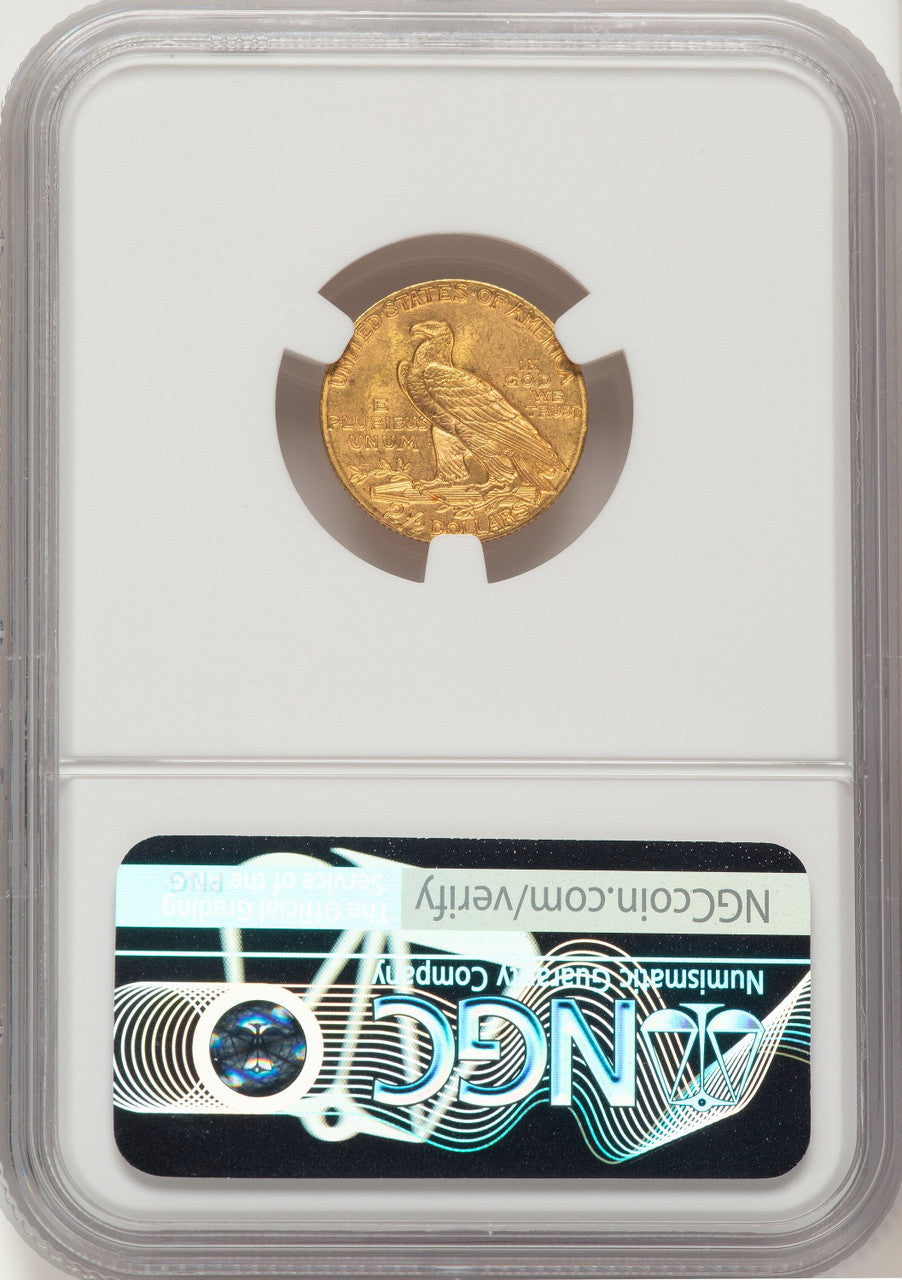 1911 $2.50 CAC Indian Quarter Eagle NGC MS64+