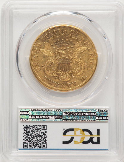1875-CC $20 Liberty Double Eagle PCGS XF45