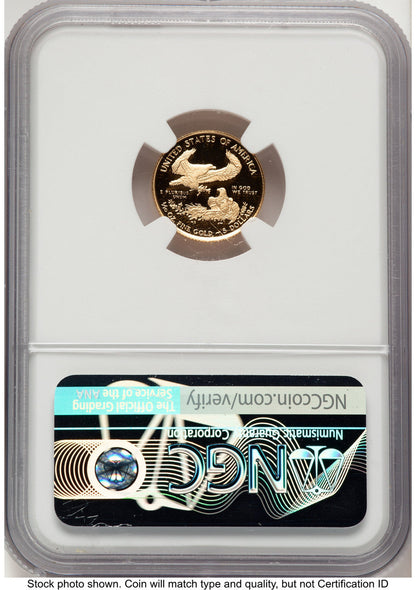 2021-W Type 1 Proof Gold Eagle 1/10 oz NGC PF70 Ed Moy