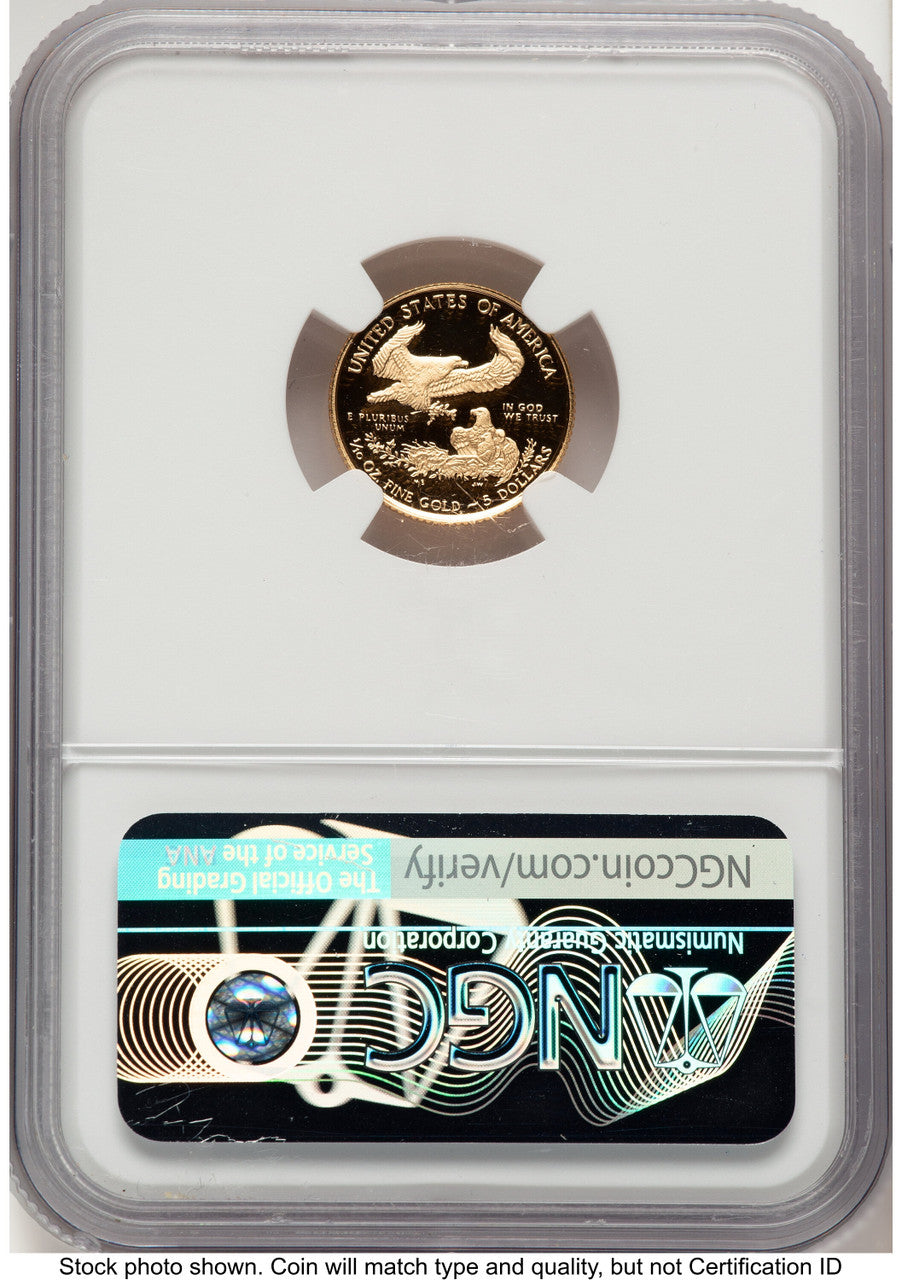 2021-W Type 1 Proof Gold Eagle 1/10 oz NGC PF70 Ed Moy