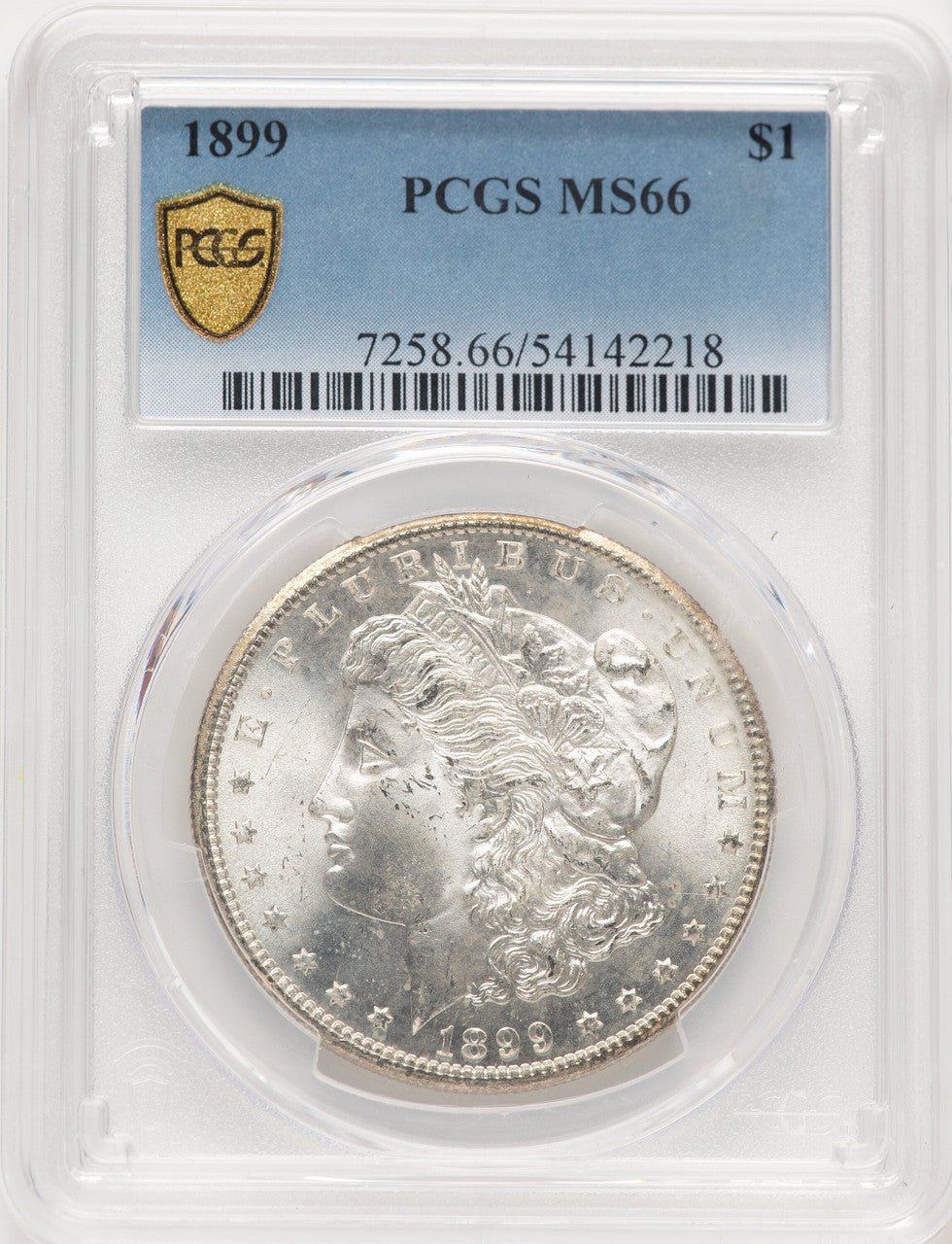 1899 Morgan Dollar PCGS MS66