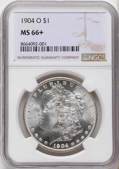 1904-O Morgan Dollar NGC MS66+