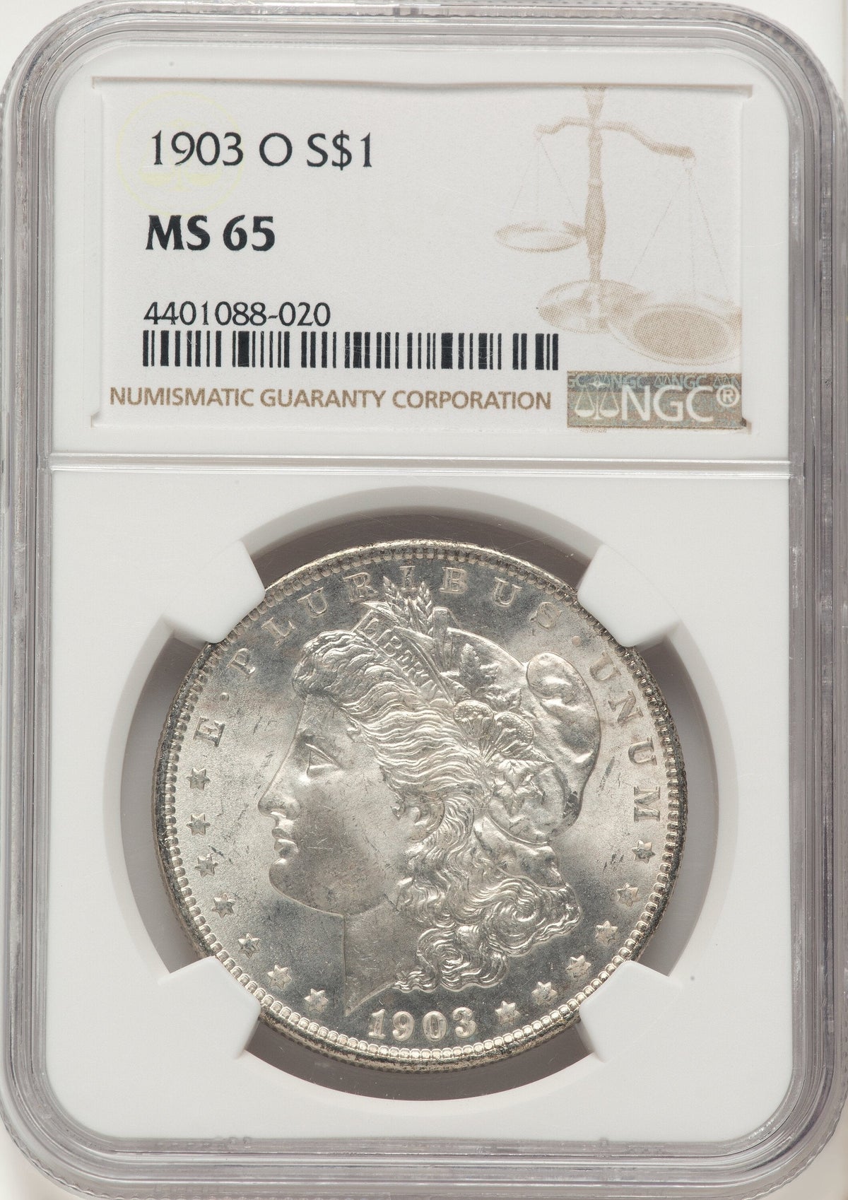 1903-O Morgan Dollar NGC MS65