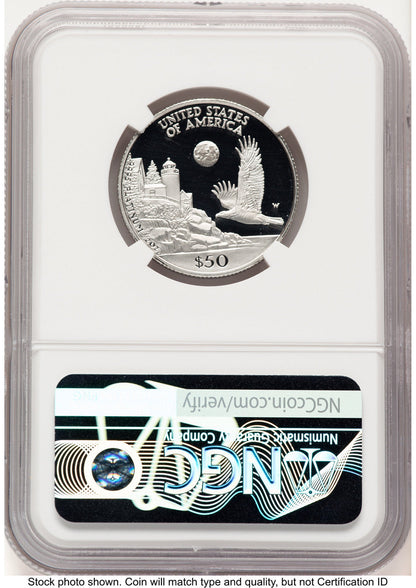 1998-W Proof Platinum Eagle 1/2 oz Mike Castle NGC PF70 (784808002)