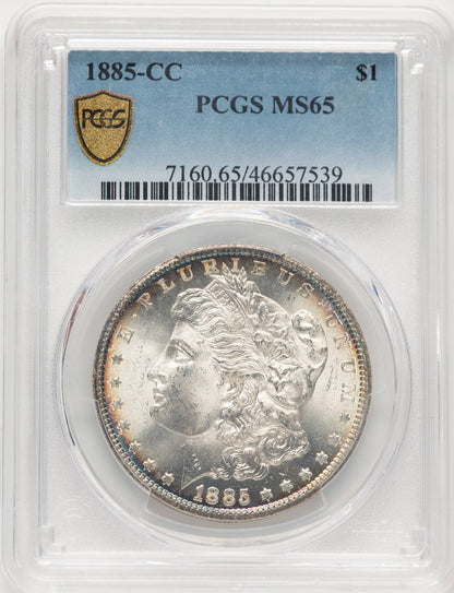 1885-CC Morgan Dollar PCGS MS65