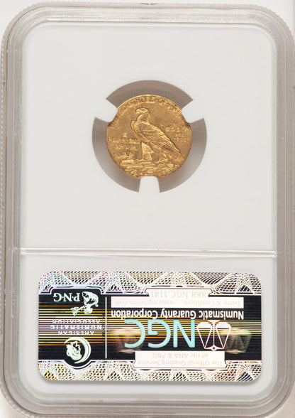 1910 $2.50 Indian Quarter Eagle NGC MS62 (785074001)