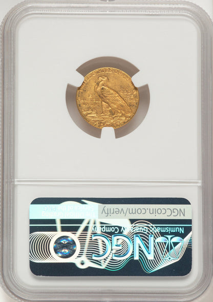 1909 $2.50 Indian Quarter Eagle NGC MS62