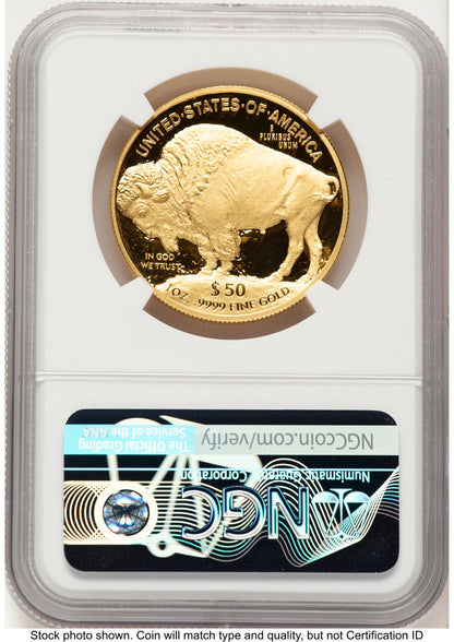 2019-W Proof Gold Buffalo 1 oz FDI NGC PF70 Ed Moy (785337003)