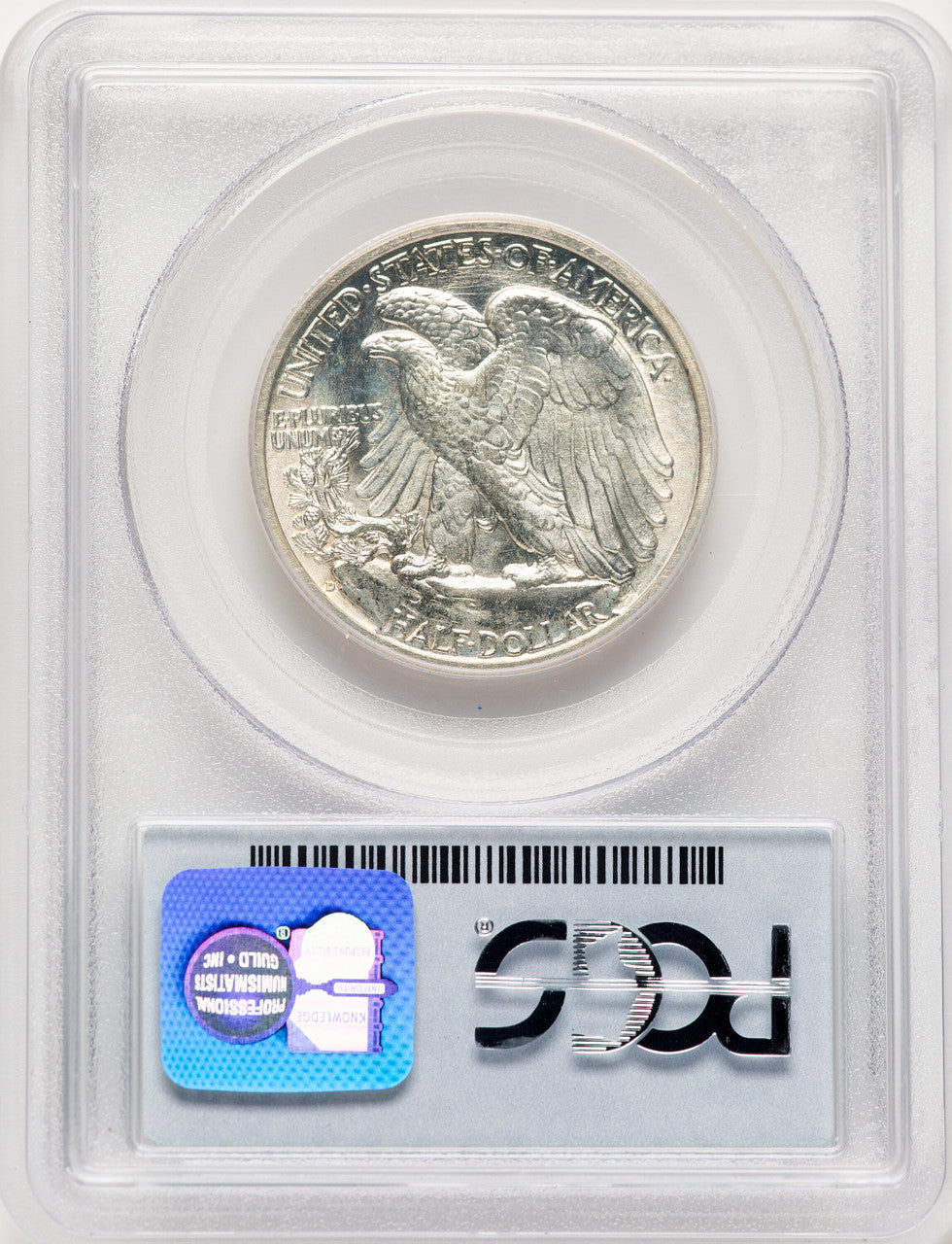 1942-D 50C CAC Walking Liberty Half Dollar PCGS MS67