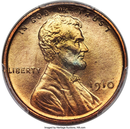 1910 1C RD Proof Lincoln Cent PCGS PR67