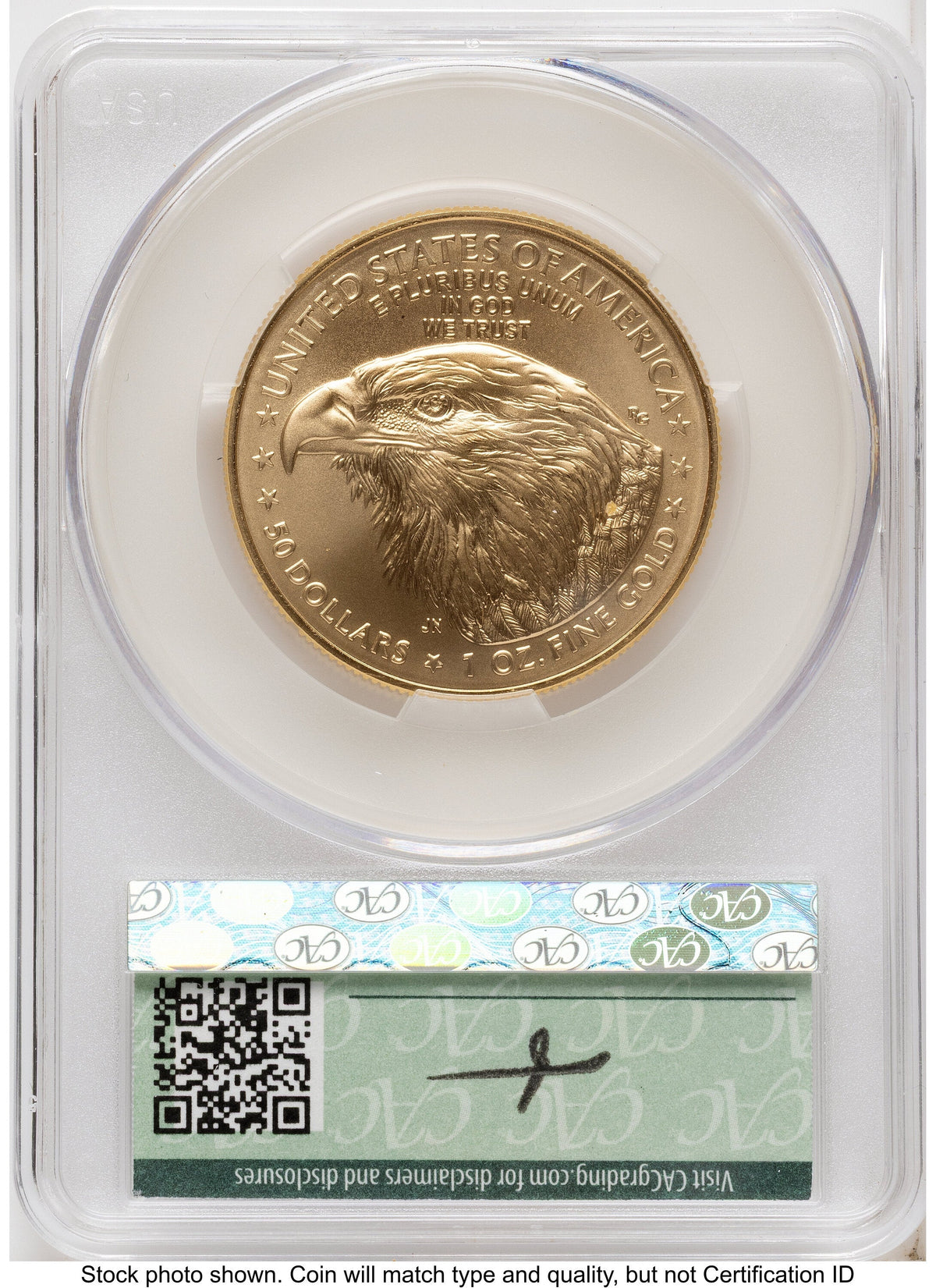 2026 Gold Eagle 1 oz First Day of Delivery Louis Palafoutas CACG MS70