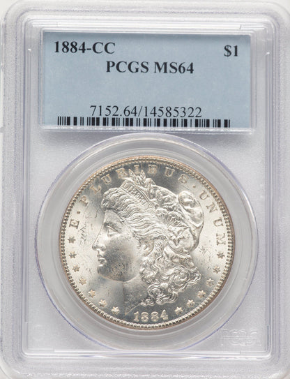 1884-CC Morgan Dollar PCGS MS64