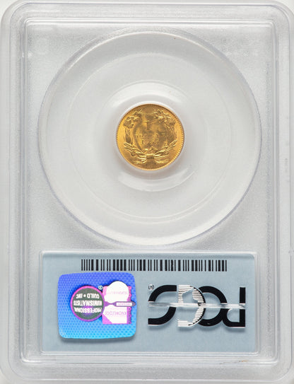 1855 G$1 Type Two Gold Dollar PCGS MS64
