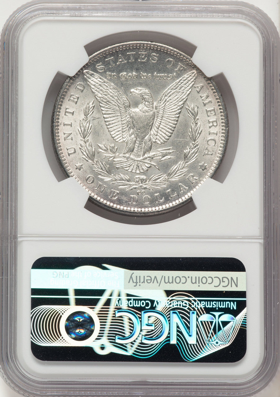 1891-CCVAM-3 Spitting Eagle Morgan Dollar NGC AU55