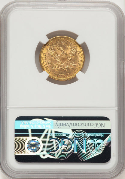 1881 $5 RPD FS-305 Liberty Half Eagle NGC MS63