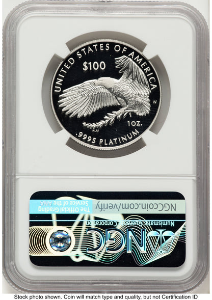 2022-W Proof Platinum Eagle 1 oz Don Everhart NGC PF70