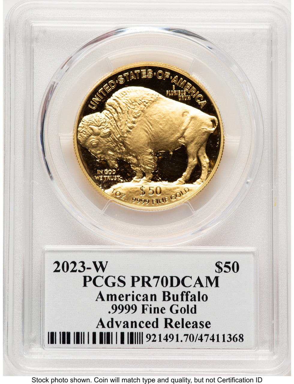 2023-W Proof Gold Buffalo 1 oz AR Thomas Cleveland Americana PCGS PR70