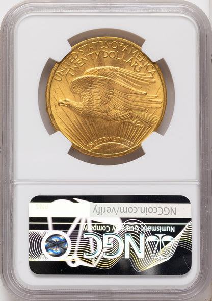 1910 $20 Saint-Gaudens Double Eagle NGC MS65+
