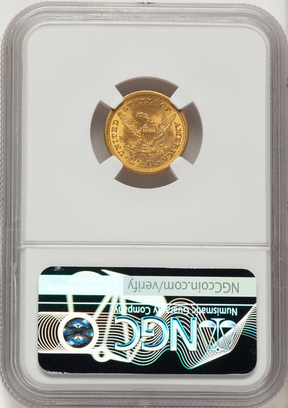 1907 $2.50 Liberty Quarter Eagle NGC MS67