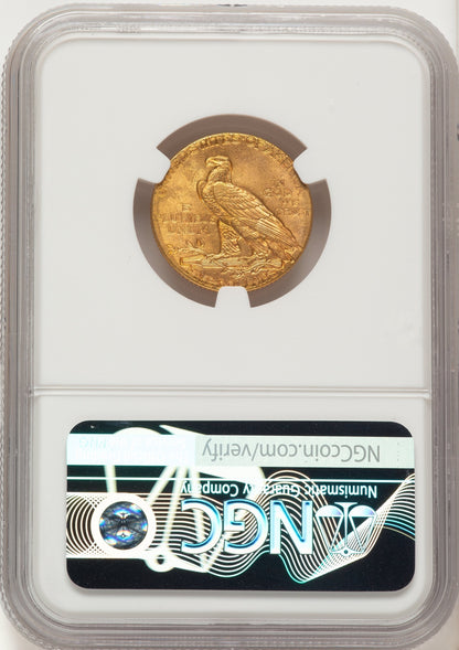 1912 $5 Indian Half Eagle NGC MS64