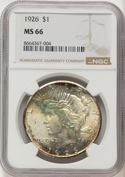 1926 Peace Dollar NGC MS66