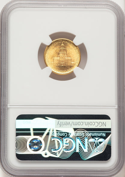 1926 $2.50 SESQUI CAC Commemorative Gold NGC MS65+