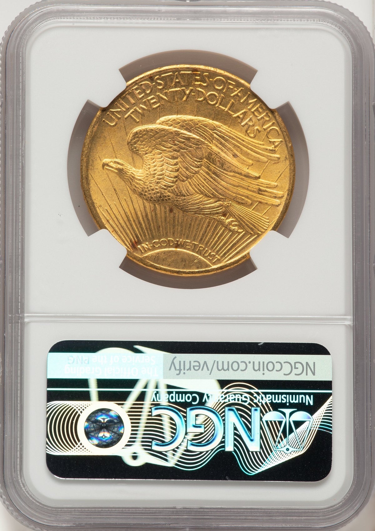 1924 $20 Saint Saint-Gaudens Double Eagle NGC MS66+