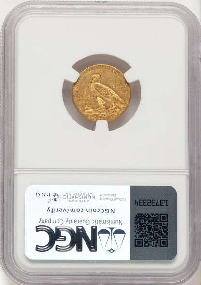1913 $2.50 Indian Quarter Eagle NGC MS62