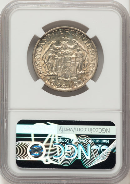 1934 50C Maryland Commemorative Silver NGC MS67