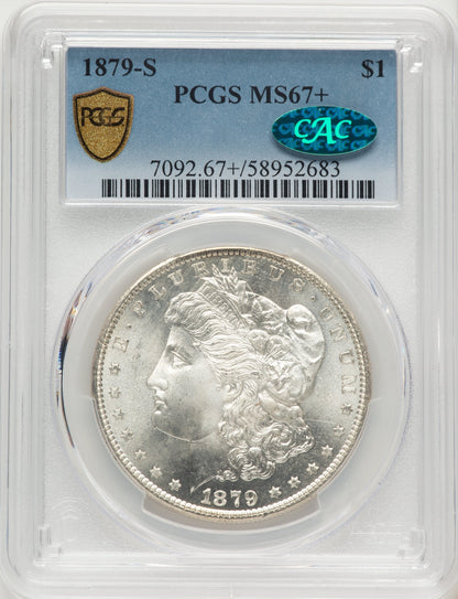 1879-S CAC Morgan Dollar PCGS MS67+