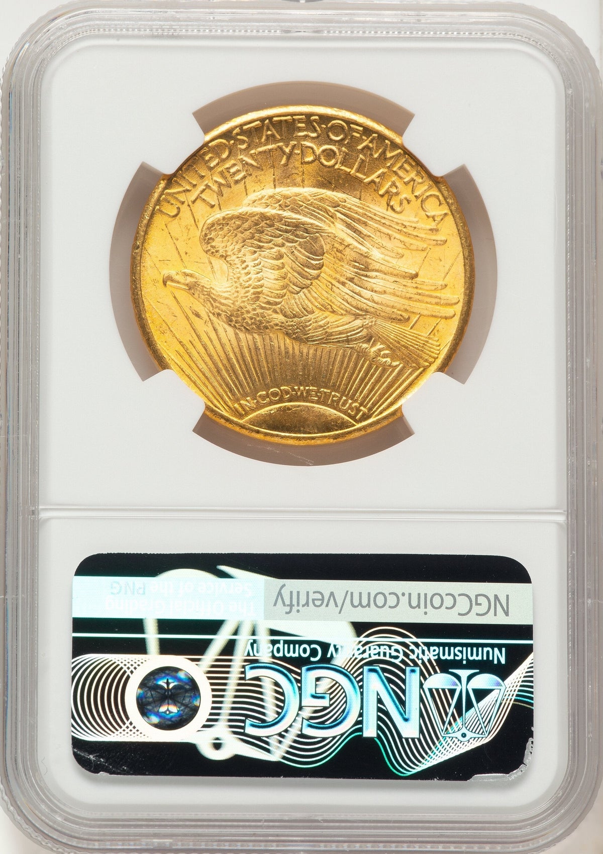 1925 $20 Saint-Gaudens Double Eagle NGC MS66+