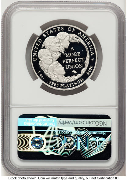 2009-W Proof Platinum Eagle 1 oz Don Everhart NGC PF70