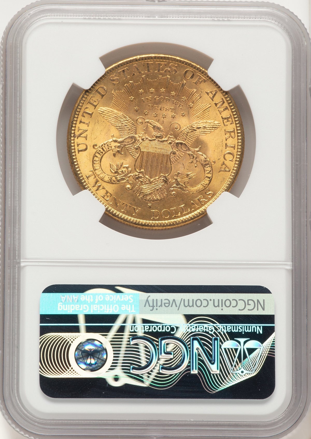 1894-S $20 CAC Liberty Double Eagle NGC MS63