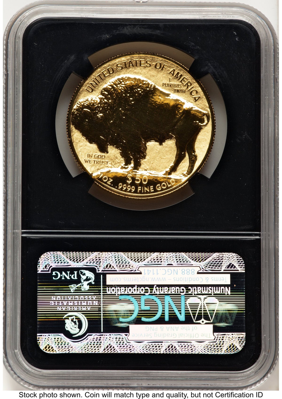 2013-W Reverse Proof Gold Buffalo 1 oz Bison Label NGC PF70