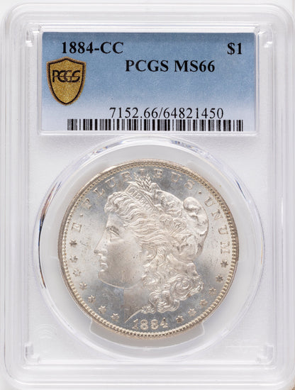 1884-CC Morgan Dollar PCGS MS66
