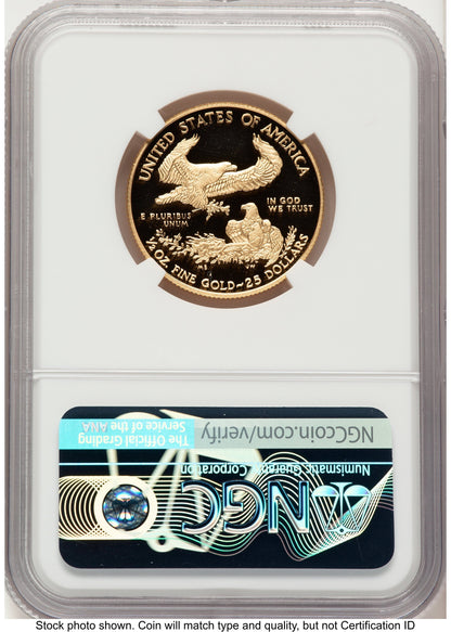 2020-W Proof Gold Eagle 1/2 oz Reagan Bust Art NGC PF70