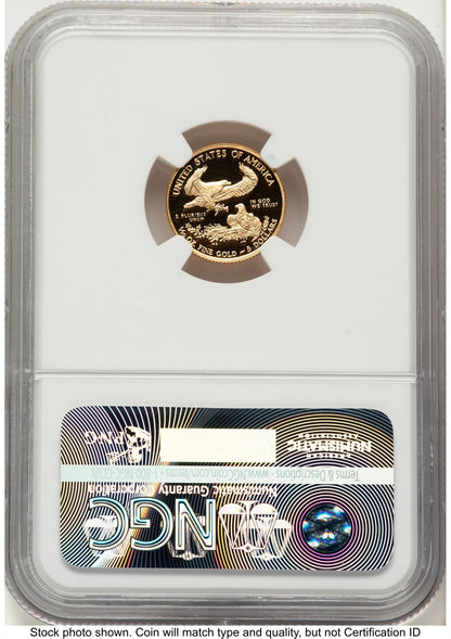 2016-W Proof Gold Eagle 1/10 oz FDI Elizabeth Jones Washington NGC PF70