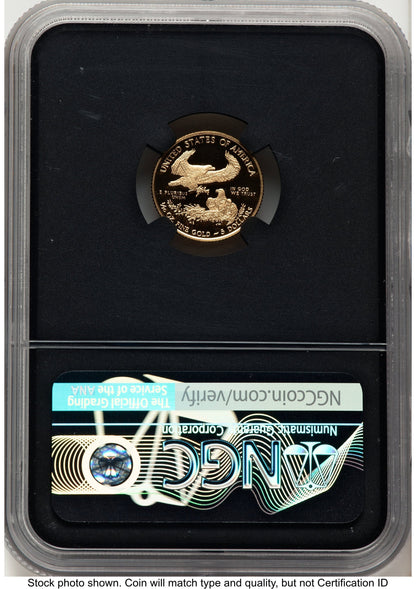 2019-W Proof Gold Eagle 1/10 oz FDI Washington NGC PF70 Ed Moy