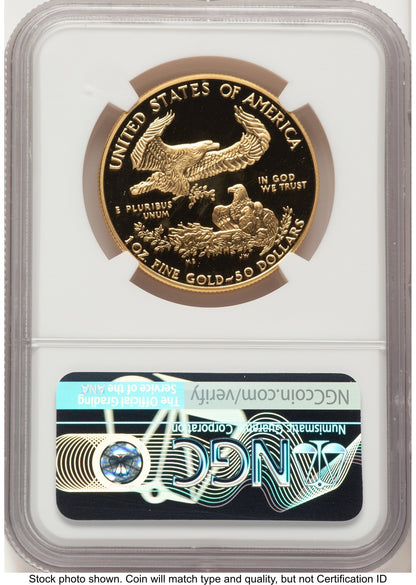 1993-W Proof Gold Eagle 1 oz John NGC PF70 Mercanti