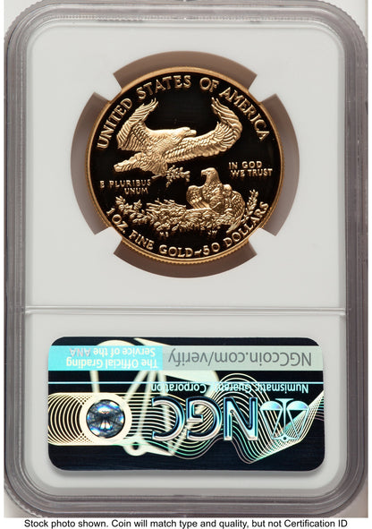 1997-W Proof Gold Eagle 1 oz John NGC PF70 Mercanti
