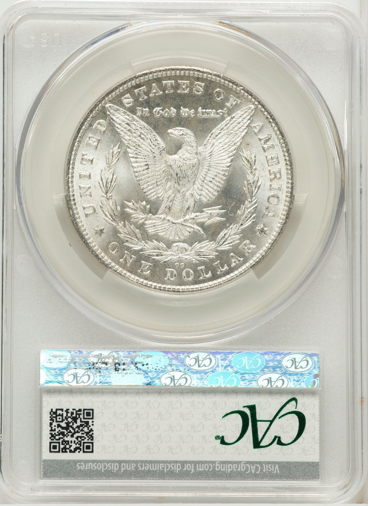 1880-CC $1 VAM-5 8/7 High 7 Morgan Dollar CACG MS64