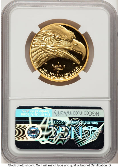 2021-W G$100 American Liberty High Relief FDI Mike Castle NGC PF70