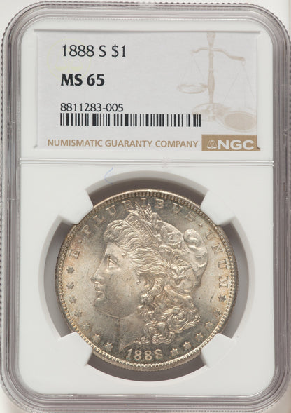 1888-S Morgan Dollar NGC MS65